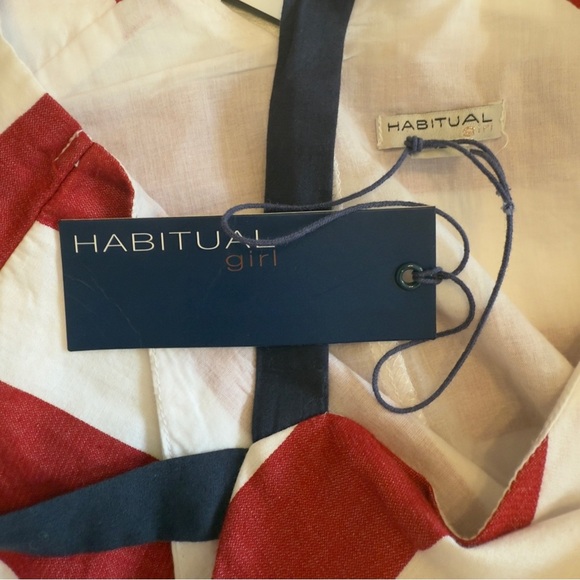 Habitual Girl -Striped Halter Top- NWT Girls Size 13 - Picture 8 of 12